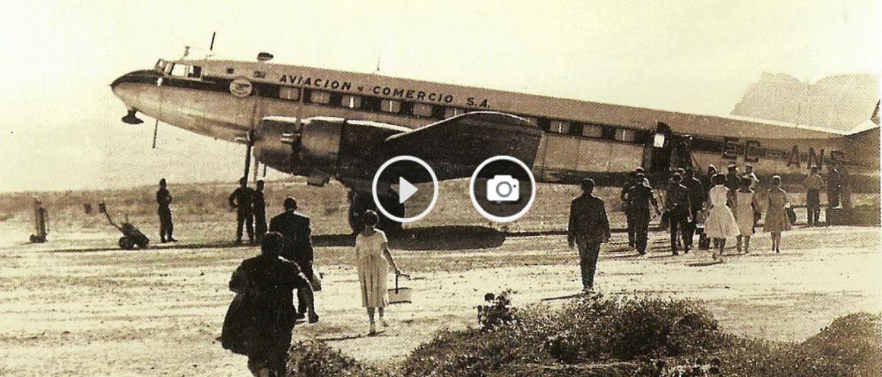 Un Languedoc de Aviaco como el que se perdió en 1958 en un vuelo Vigo-Madrid.