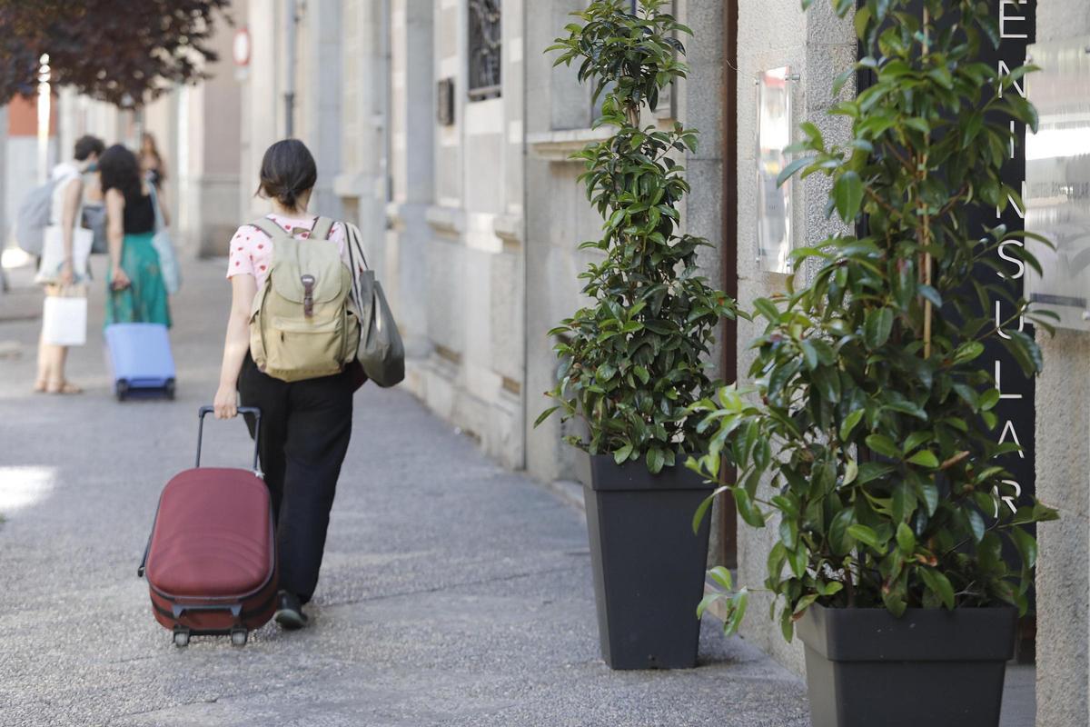 Turistes a Girona aquest passat mes de juliol.