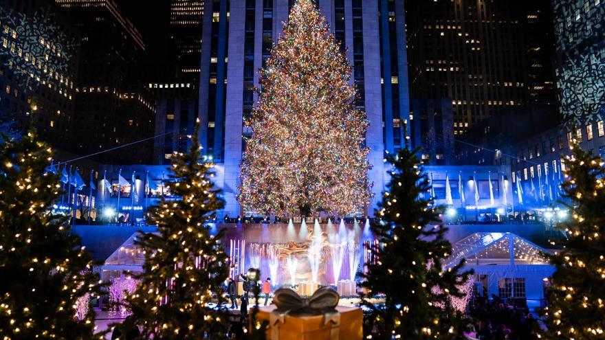 Un &#039;regalo&#039; navideño de origen castellonense brilla en pleno centro de Nueva York