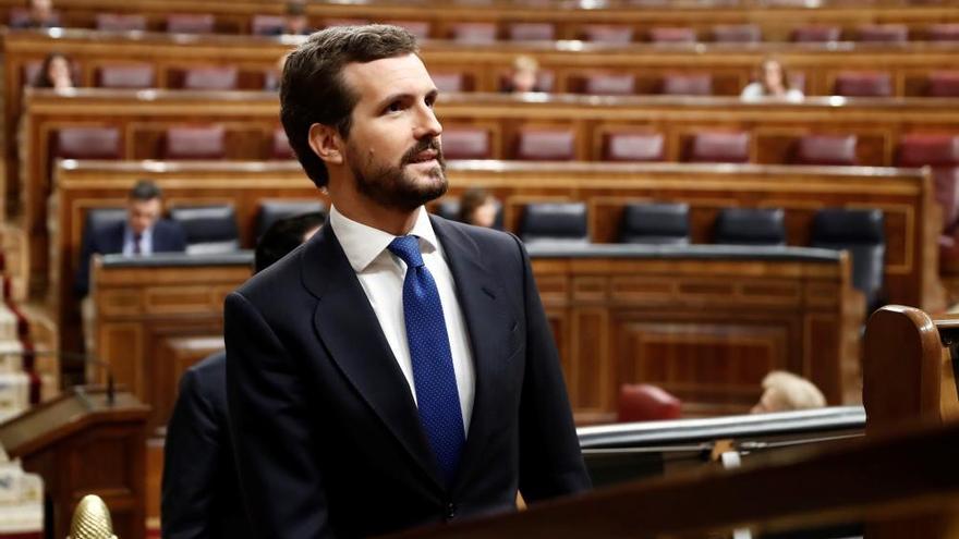 Casado: "Cuenta con nuestro apoyo, tiempo habrá de dirimir responsabilidades"