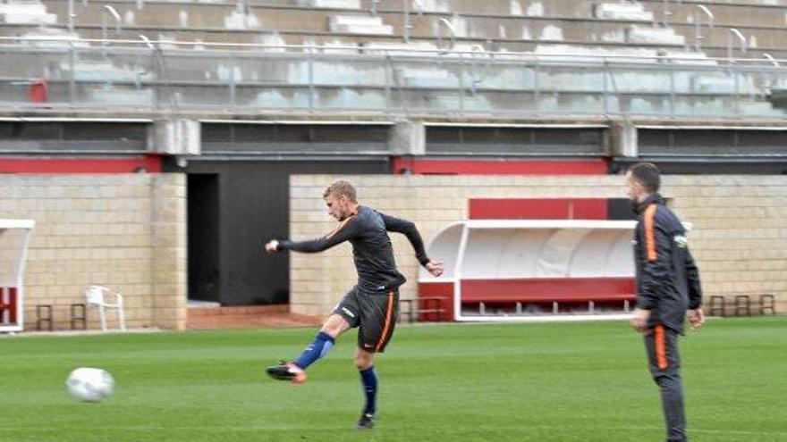 Hertha BSC Berlin im Mallorca-Training: Der Fokus liegt auf dem Torschuss