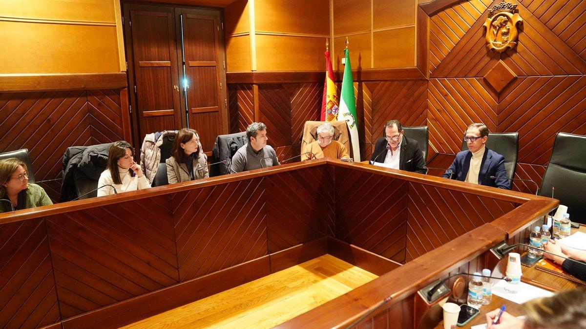 Un momento del Pleno celebrado en el Ayuntamiento de Pozoblanco.