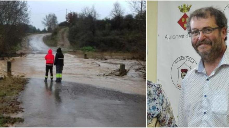 Un moment de l&#039;operatiu de recerca i a la dreta, una foto d&#039;arxiu de Jaume Teixé