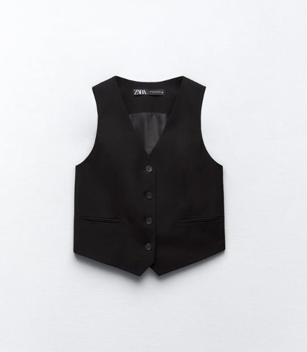 Chaleco sastre de Zara