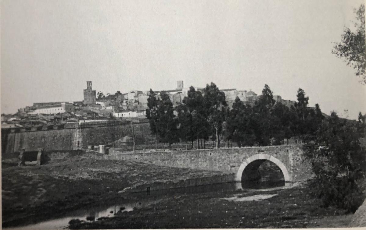 Imagen del Casco Histórico de Badajoz visto desde San Roque.