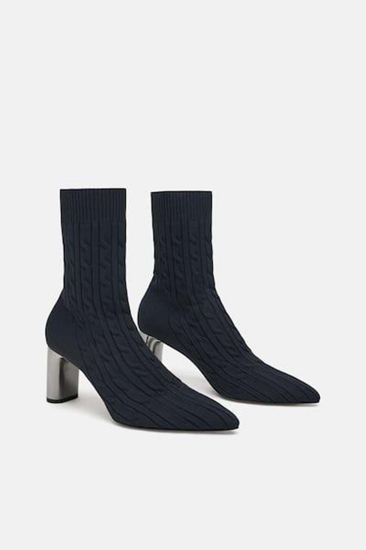 Zapatos tipo jersey en Zara