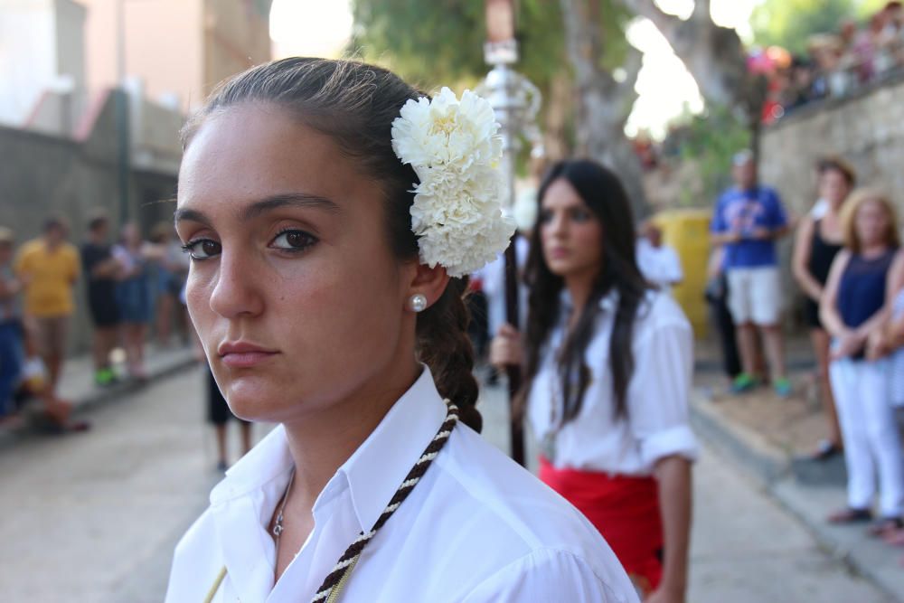 El barrio de El Palo, volcado con la procesión de la Virgen del Carmen.