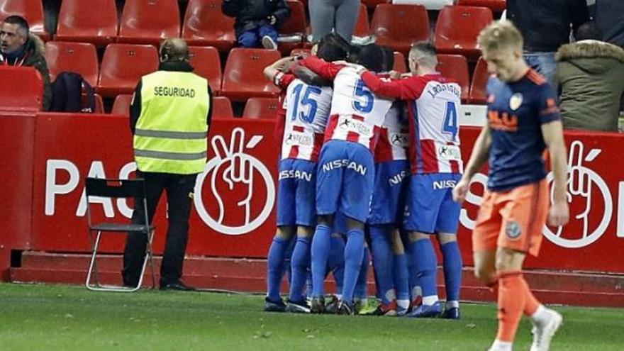 Copa del Rey: Los goles del Real Sporting y Valencia (2-1)