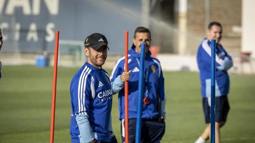 Ibai Gómez, entrenador del Real Zaragoza: "Debemos asumir que somos el favorito para ganar ante el Europa, le doy mucha importancia a hacerlo"