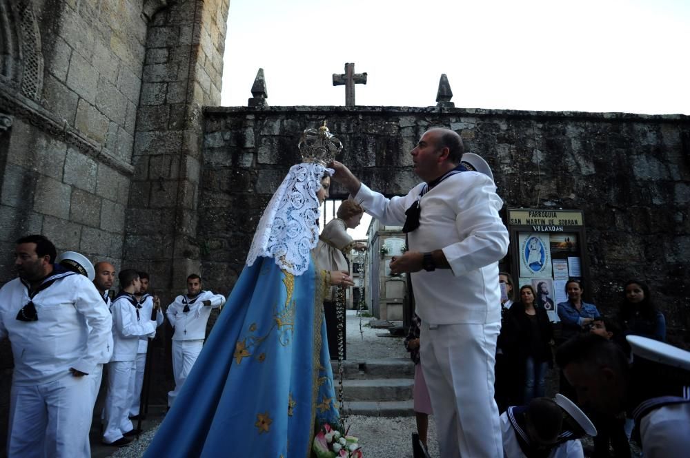 Virgen del Rosario en Vilaxoán