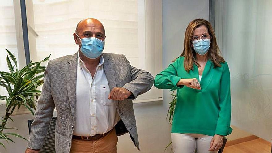 Ana Belén Castejón, con José Antonio Ayen. | A.C.