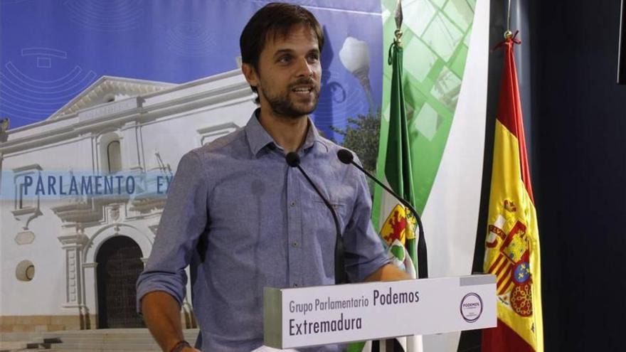 Podemos Extremadura afirma que la Junta no desea negociar y lo argumenta con el veto a su ley sobre la pobreza energética