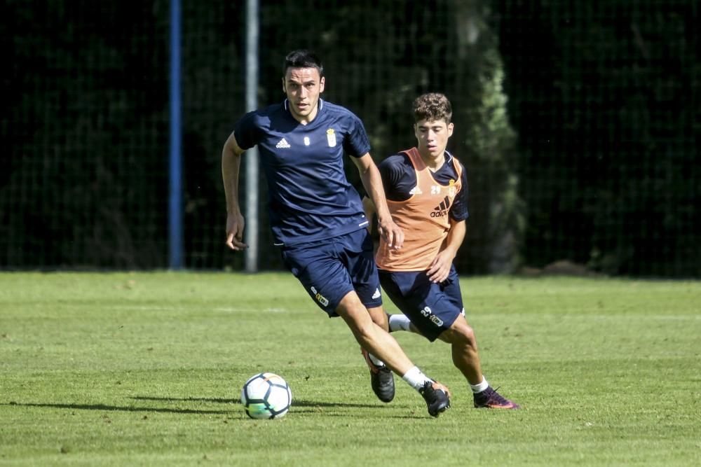 Primer entrenamiento del Real Oviedo