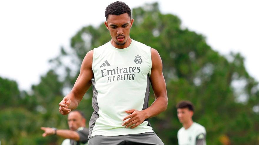 Último entrenamiento del Real Madrid antes del enfrentamiento ante la Juventus
