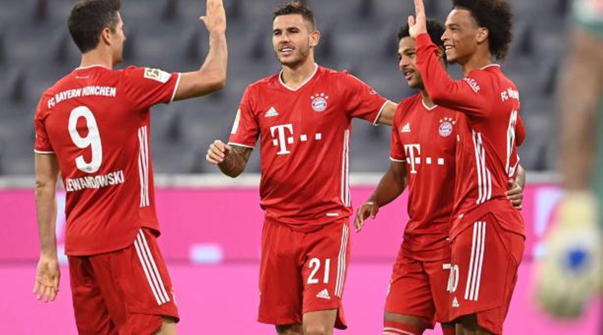 Robert Lewandowski, Leroy Sané, Serge Gnabry... la temible delantera del Bayern