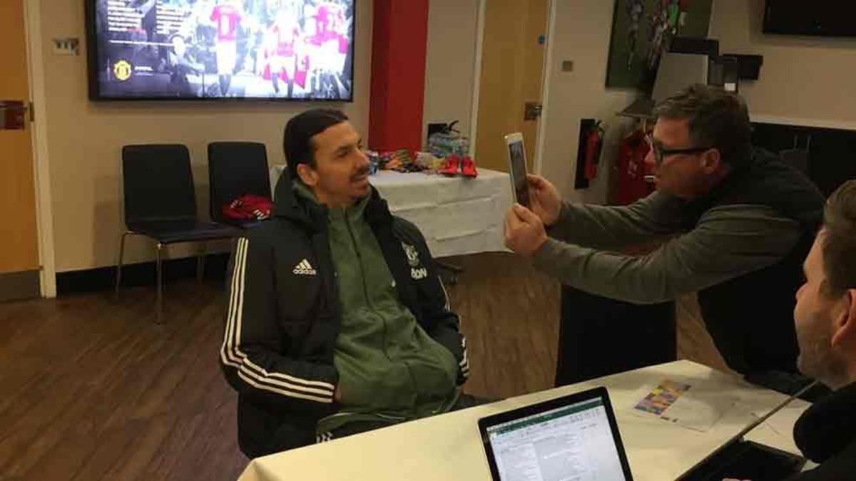 Ibrahimovic, durante la entrevista con HCL Technologies