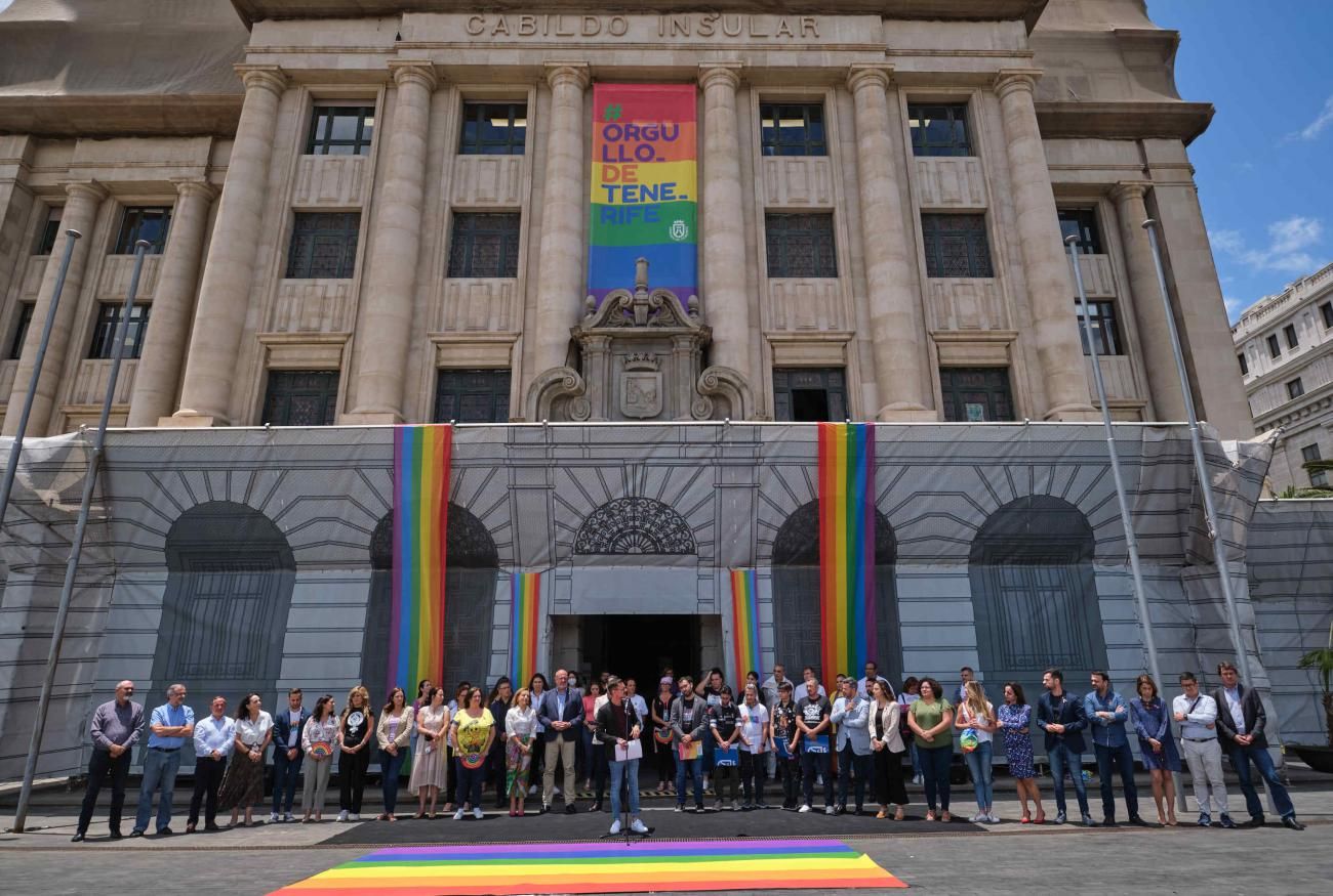 Actos por el Día del Orgullo LGTBI en el Cabildo de Tenerife