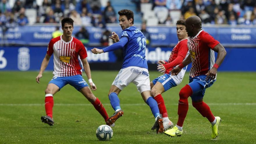 El último derbi asturiano celebrado en el Carlos Tartiere