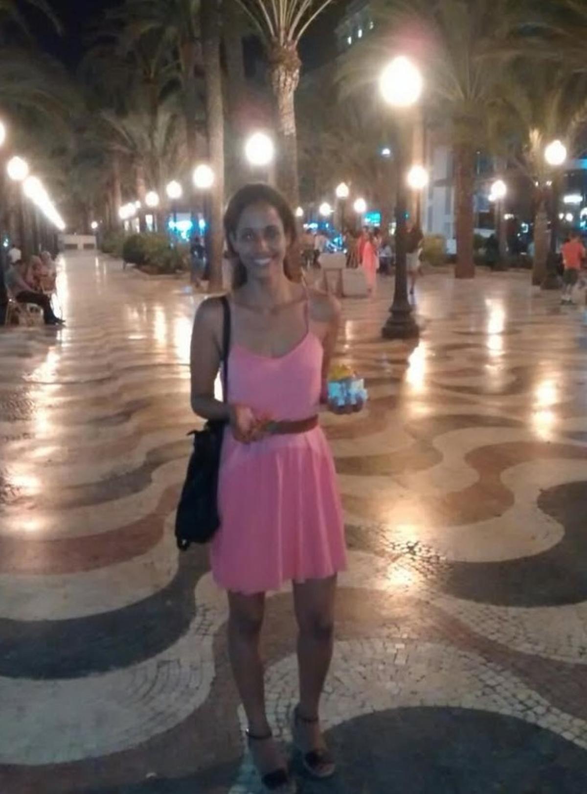 Tesh Sidi en la Explanada de Alicante