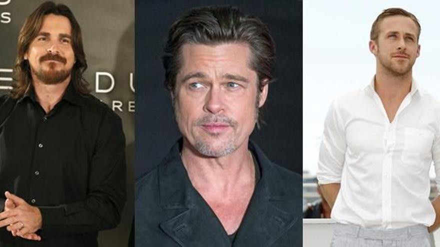 Christian Bale, Brad Pitt y Ryan Gosling.