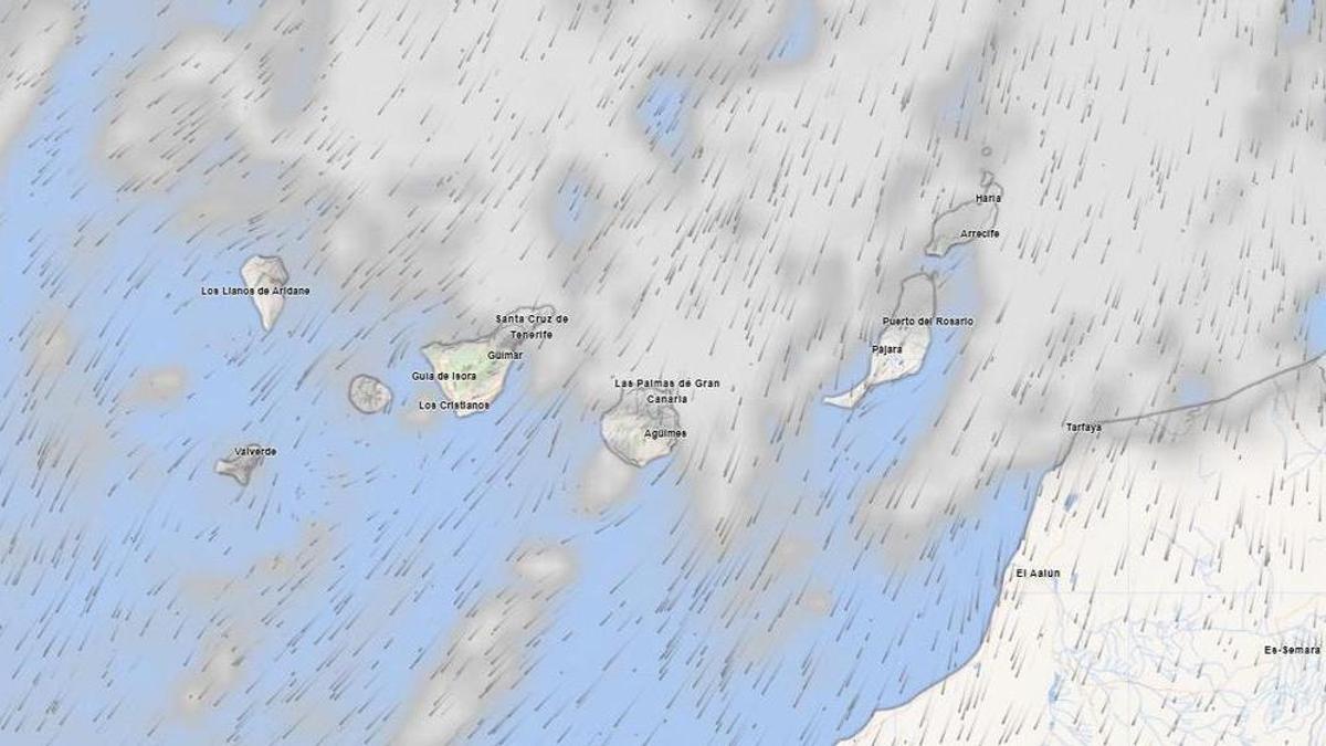 Mapa del tiempo.