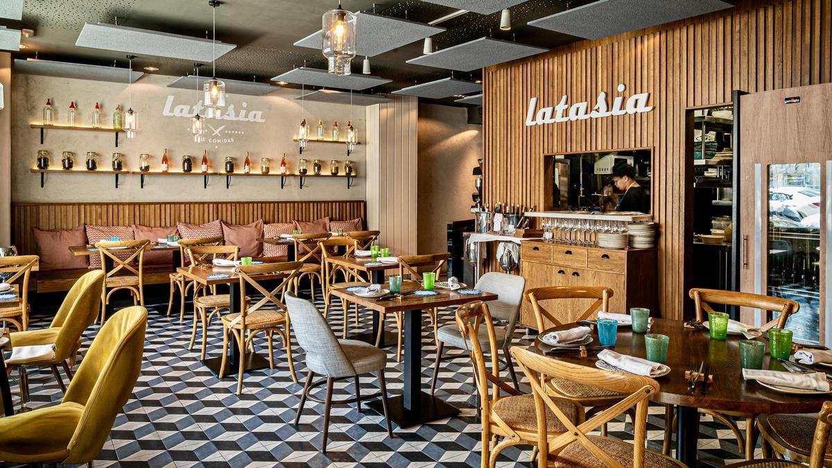 El restaurante Latasia, ubicado en plena Castellana.