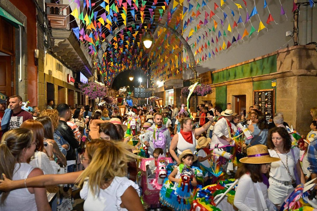 El municipio de Gáldar en fiestas en una foto de archivo.