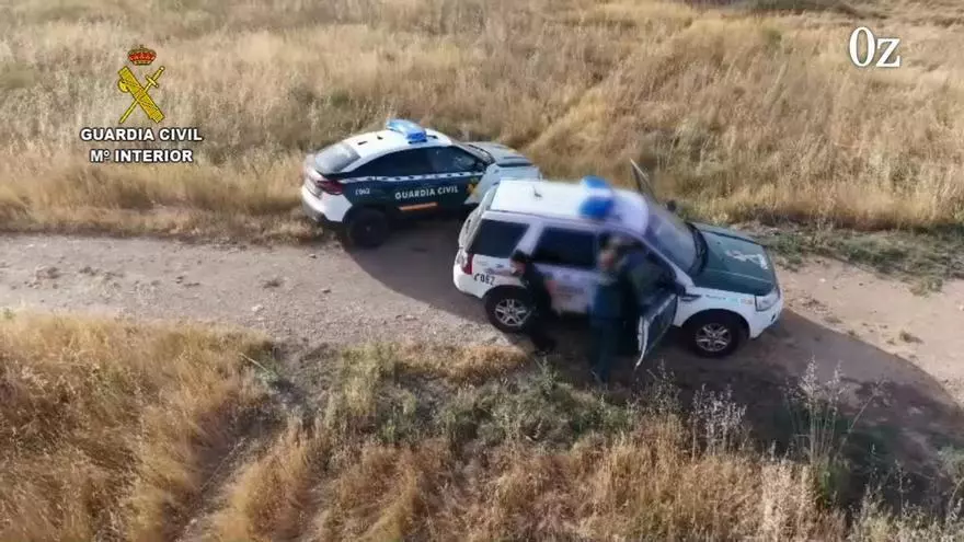 Así fue la actuación de la Guardia Civil durante la localización del hombre desaparecido en Villarrín de Campos