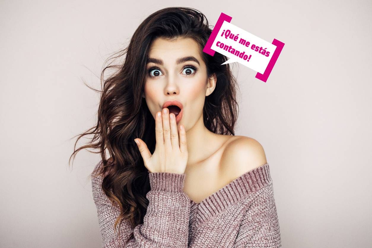Chica con cara de sorprendida
