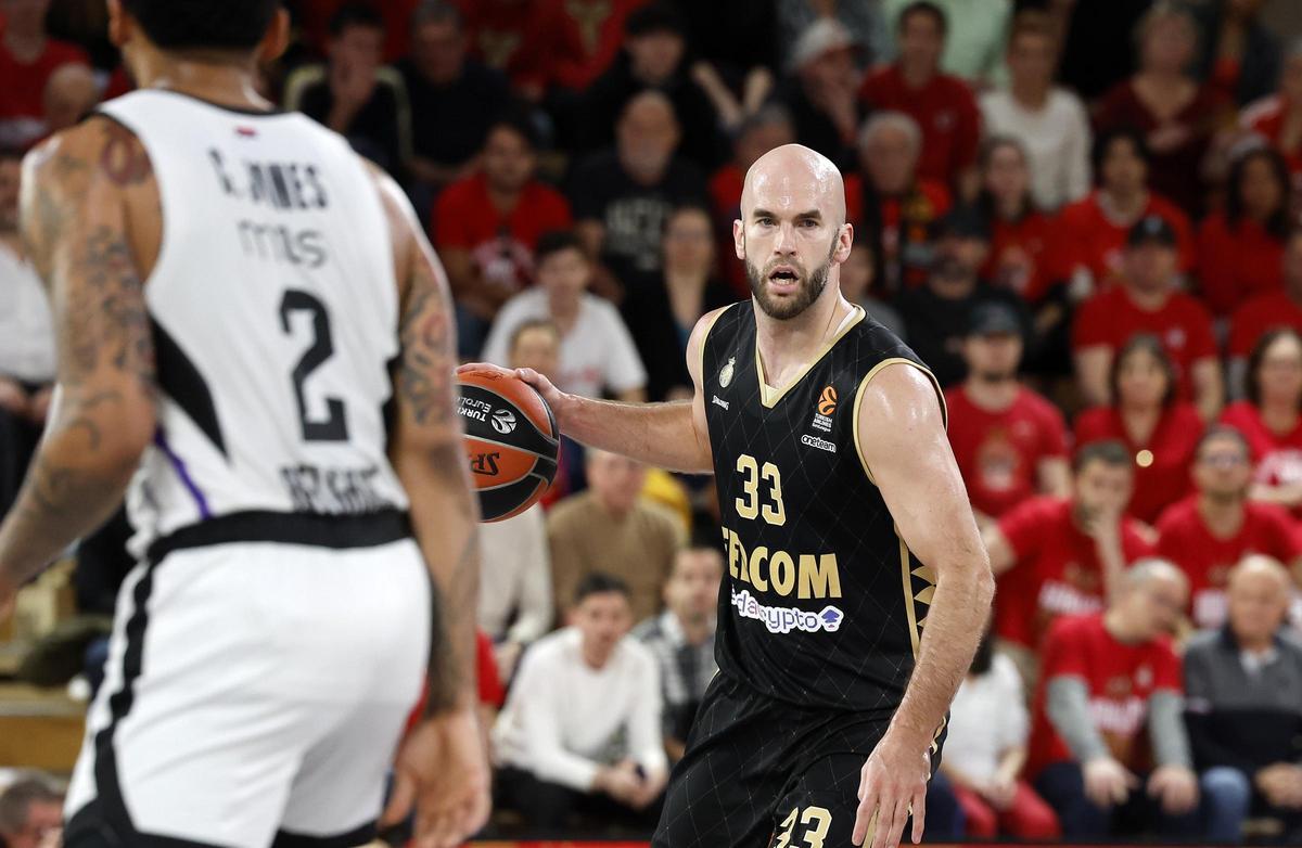 Nick Calathes solo ha podido jugar siete encuentros de la Euroliga con el AS Mónaco