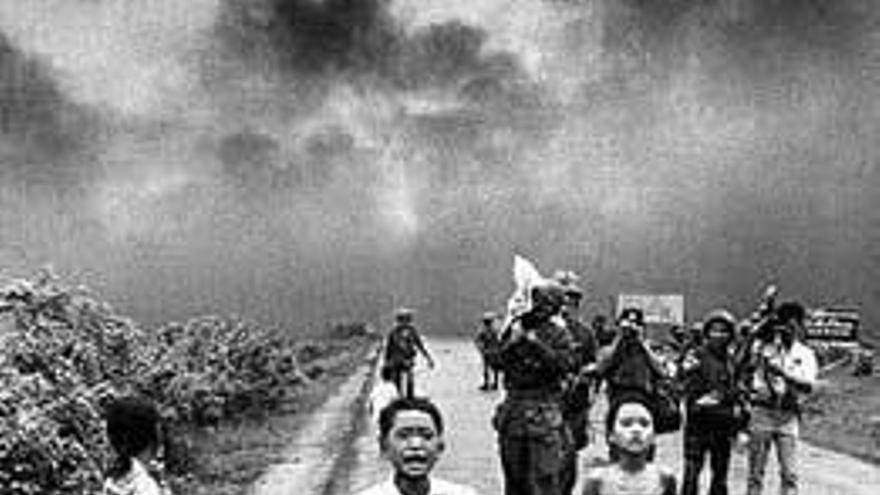 La imagen histórica tomada por Nick Ut durante la guerra de Vietnam.