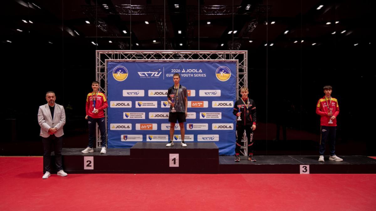 Quatre medalles catalanes al Europe Youth Series Sarajevo
