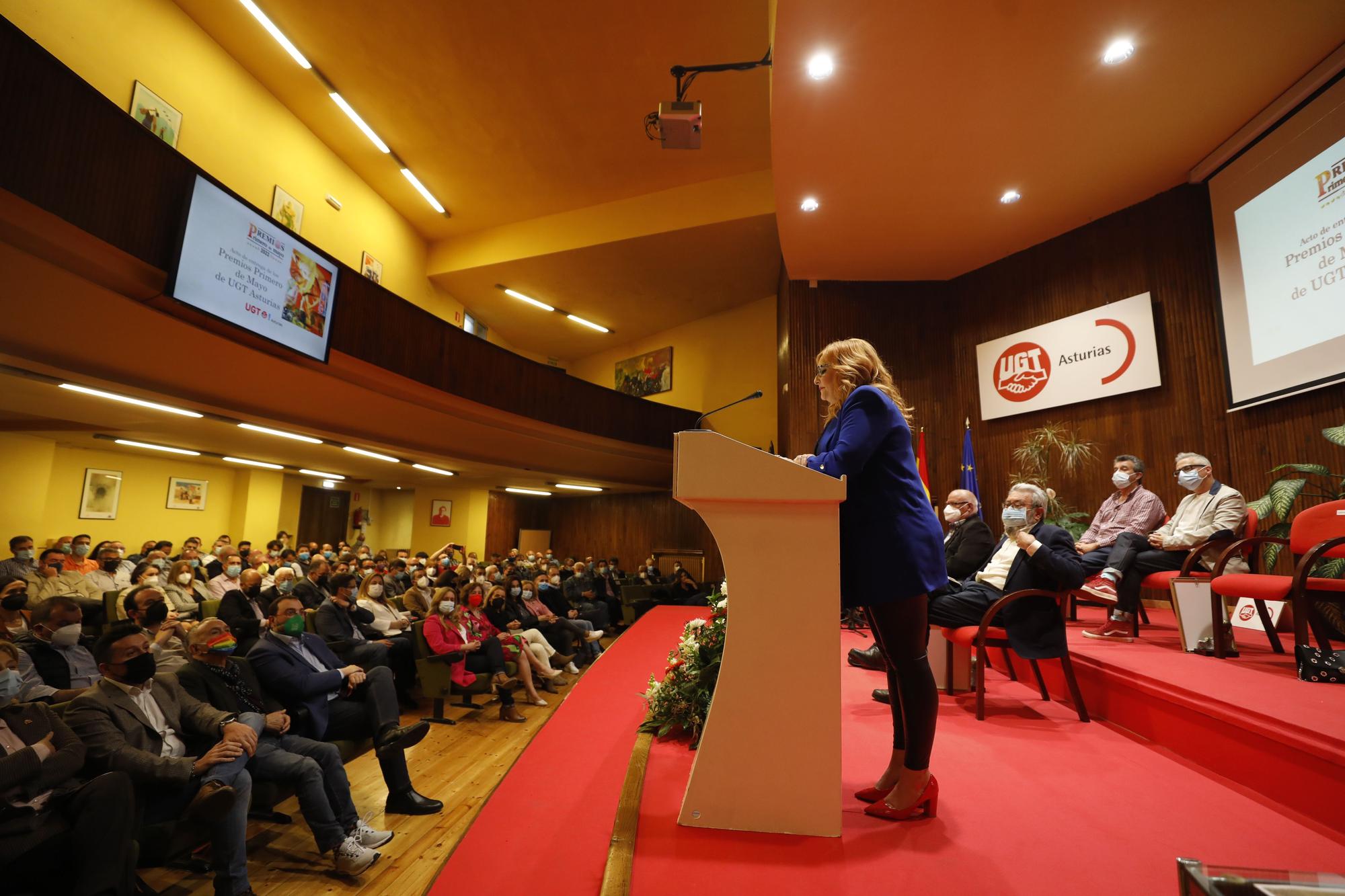 EN IMÁGENES: UGT Asturias entrega de sus premios del Primero de Mayo