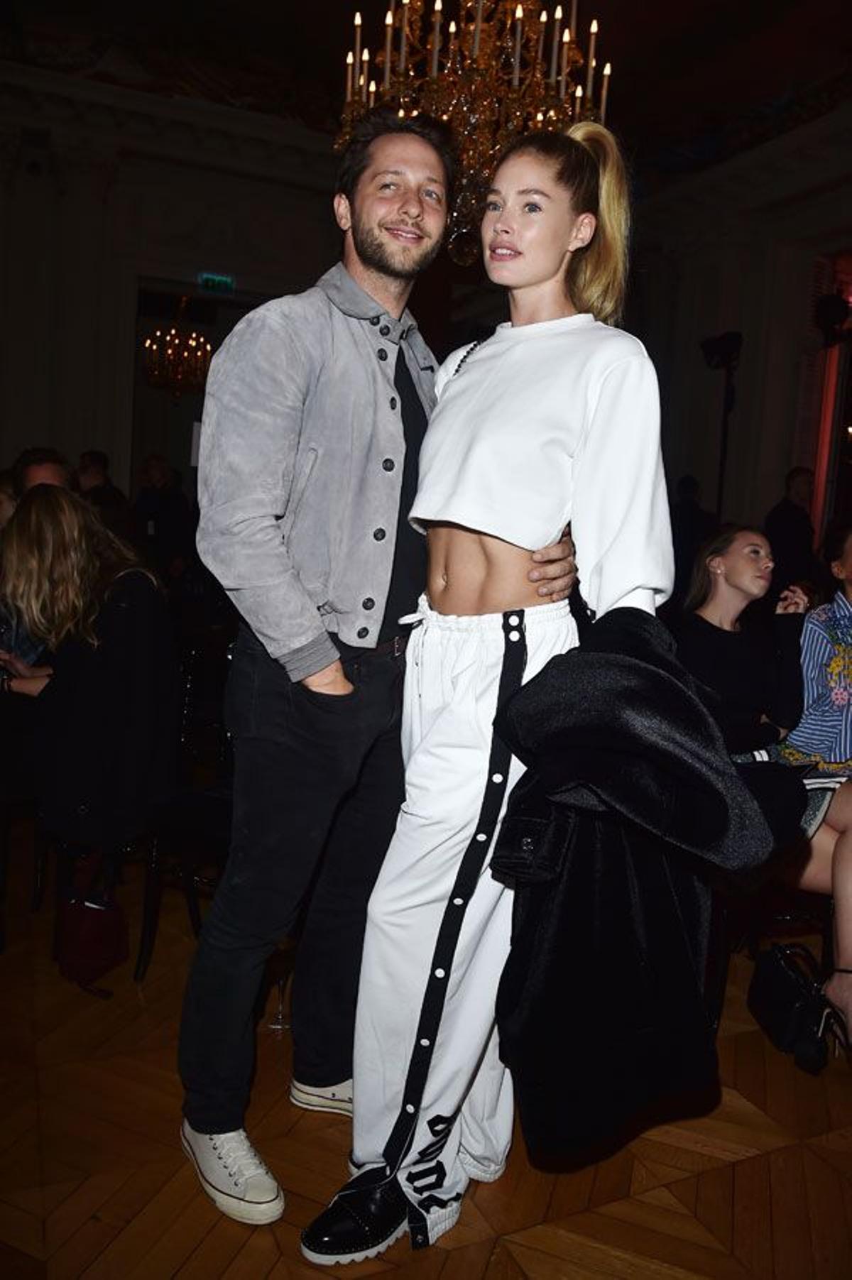 Front row Paris Fashion Week: Derek Blasberg y Doutzen Kroes