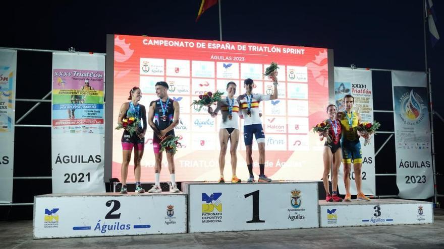 David Cantero y Noelia Juan se proclaman campeones de España en Águilas