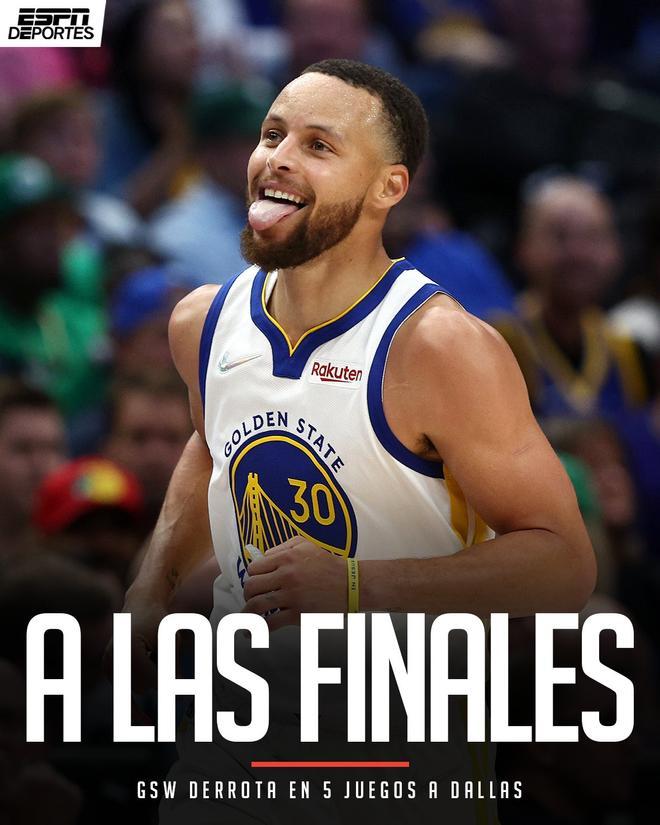 Los Warriors derrotan a Dallas en el Oeste y estarán en las Finales de la NBA