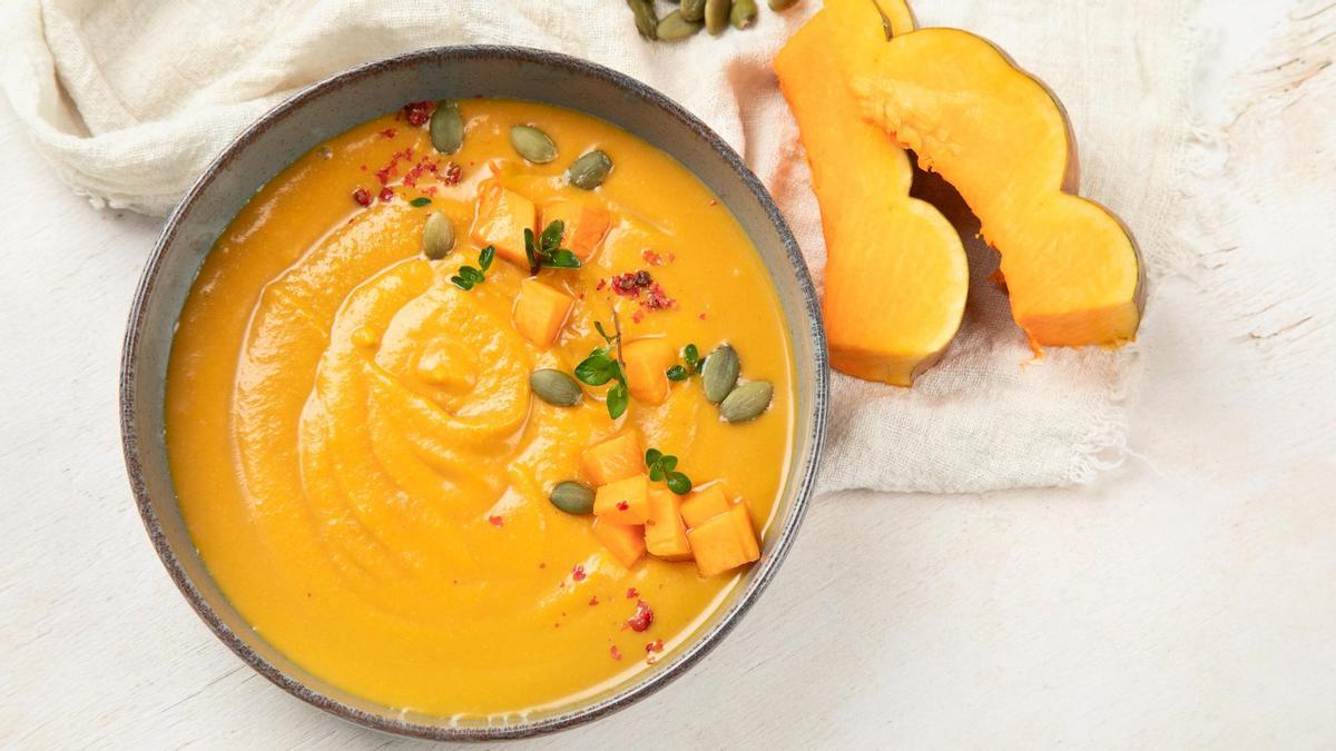 Puré de calabaza.