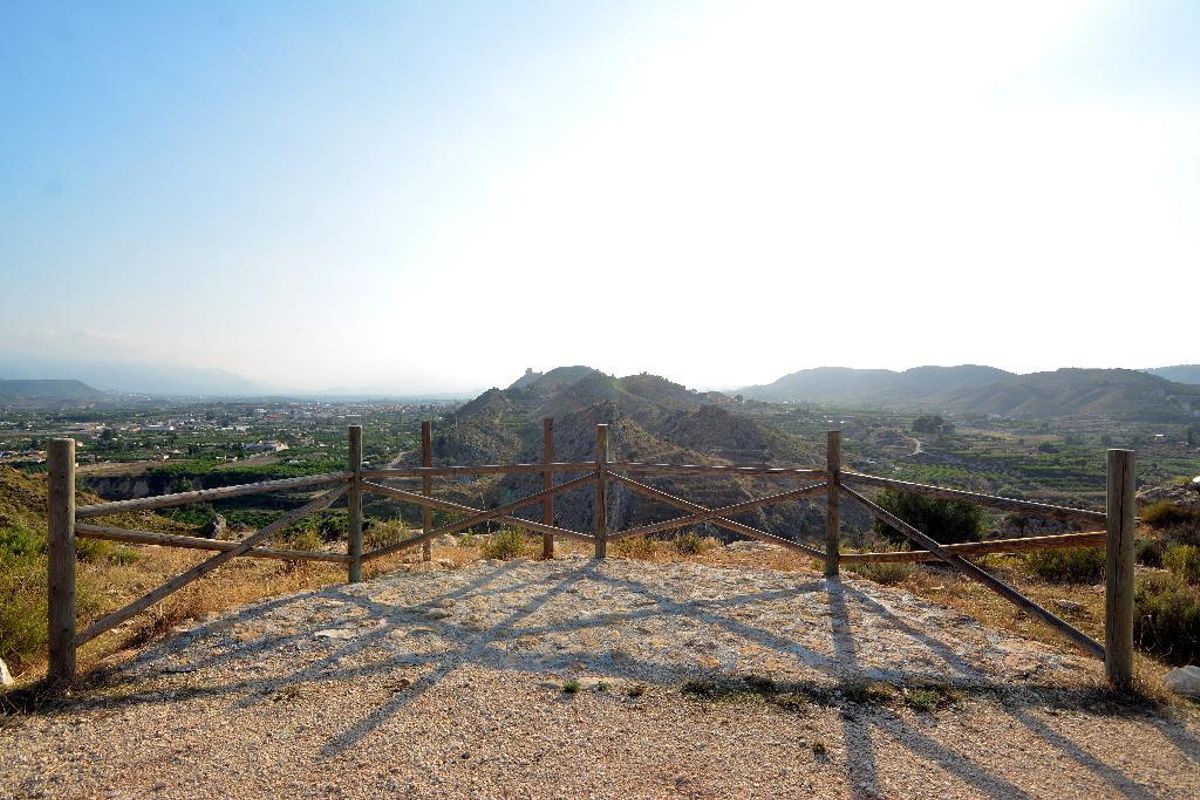 Vistas desde El Cigarralejo, en Mula
