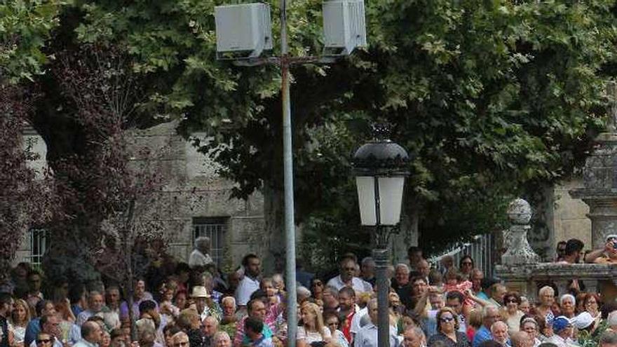 La Virgen en la procesión del día grande. // Iñaki Osorio