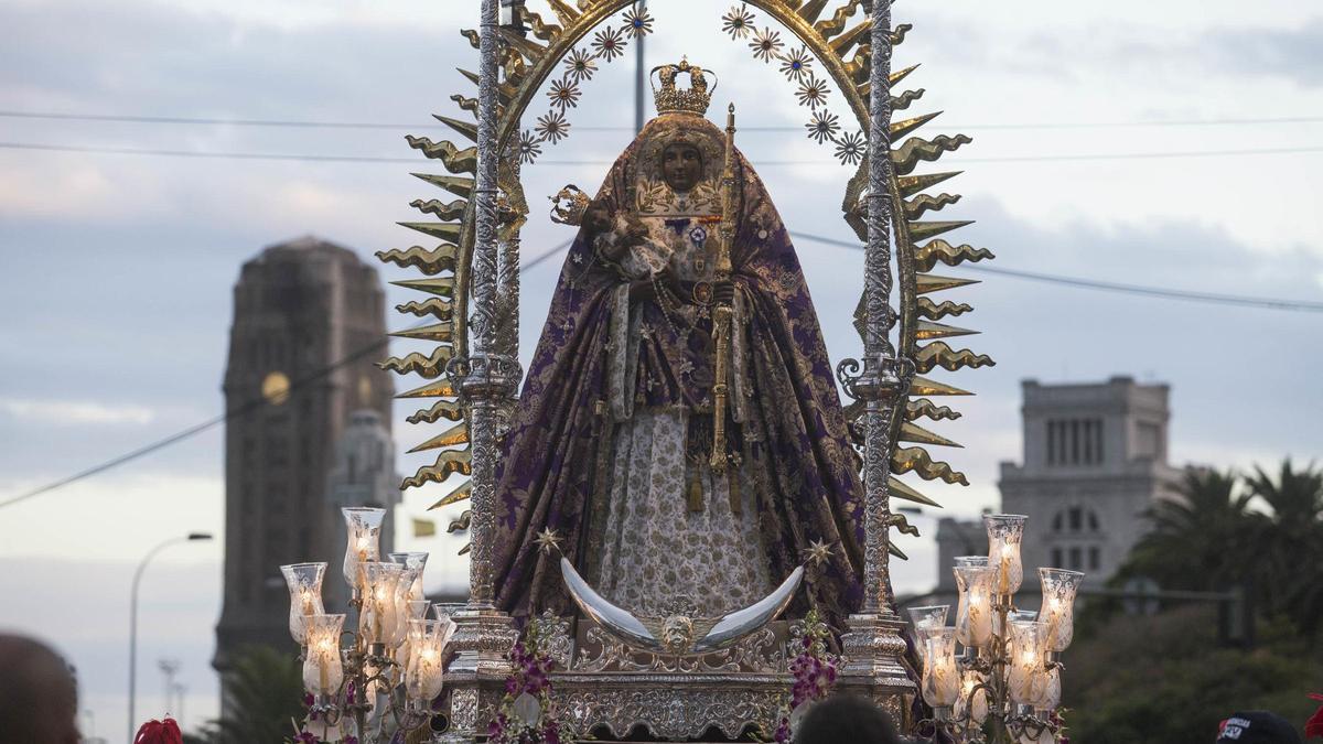 Última peregrinación de la Virgen de Candelaria en 2018