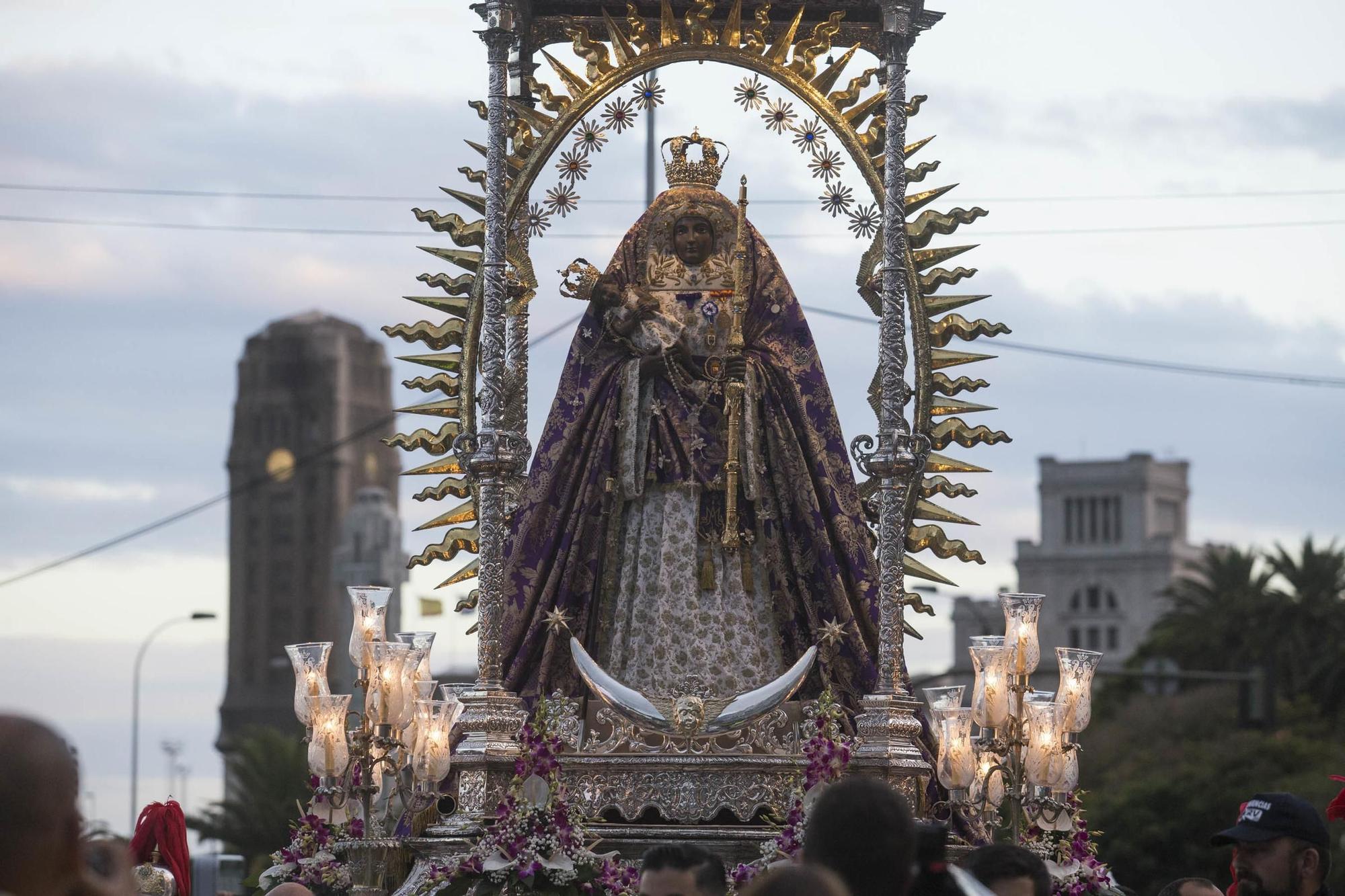 Última peregrinación de la Virgen de Candelaria en 2018