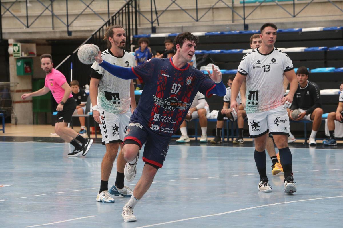 Juan Rodríguez en un partido de esta temporada con el Automanía Luceros.