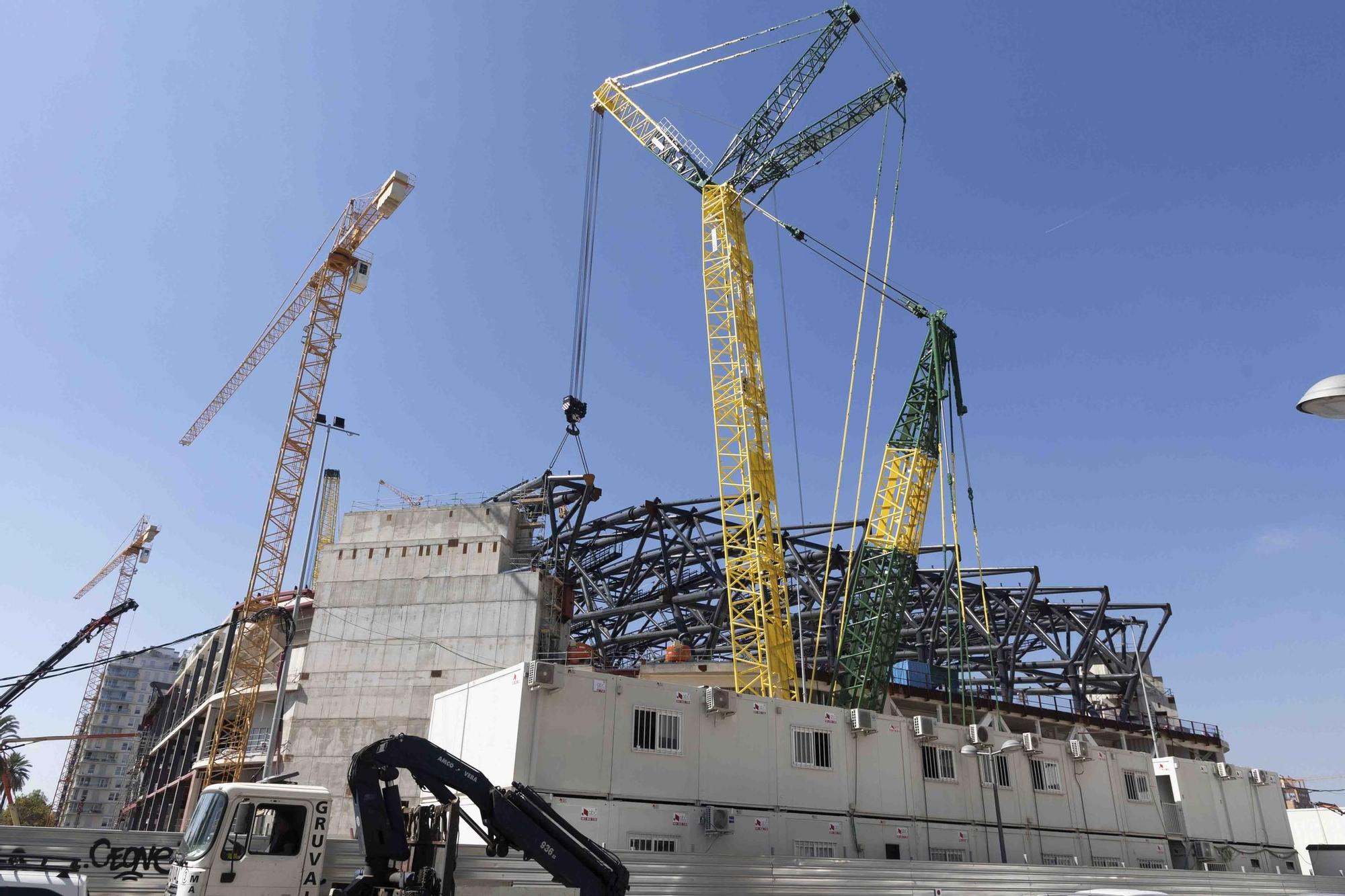 Obras pabellón Roig Arena