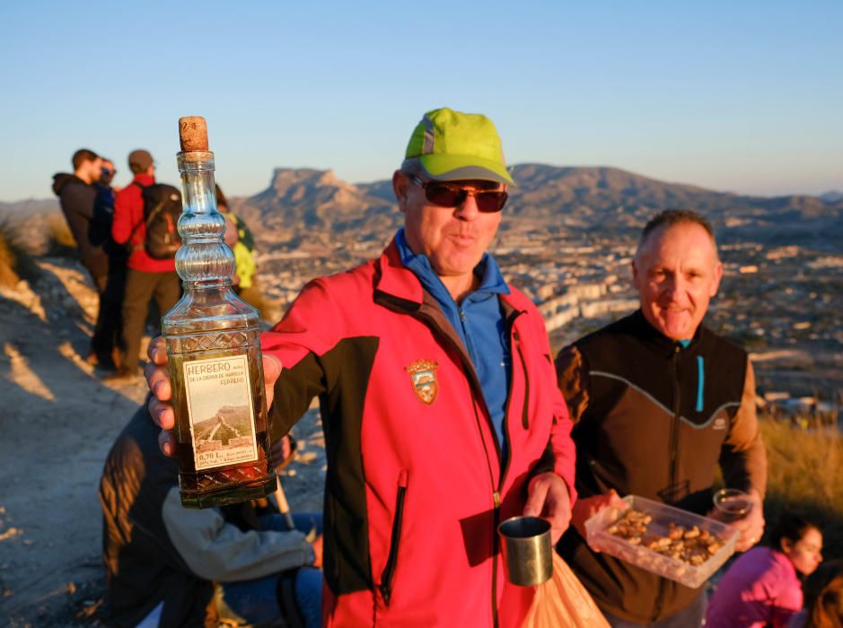 Bajada de antorchas del Monte Bolón