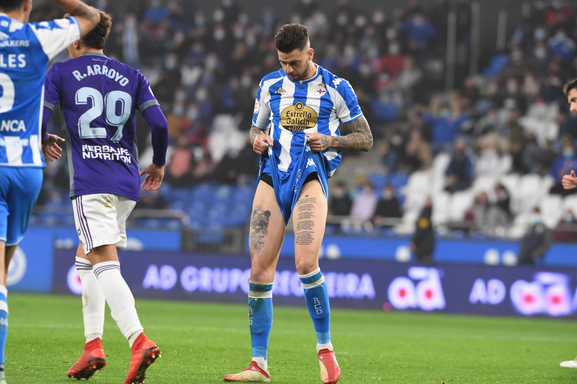 El Dépor le gana 3-0 al Valladolid Promesas