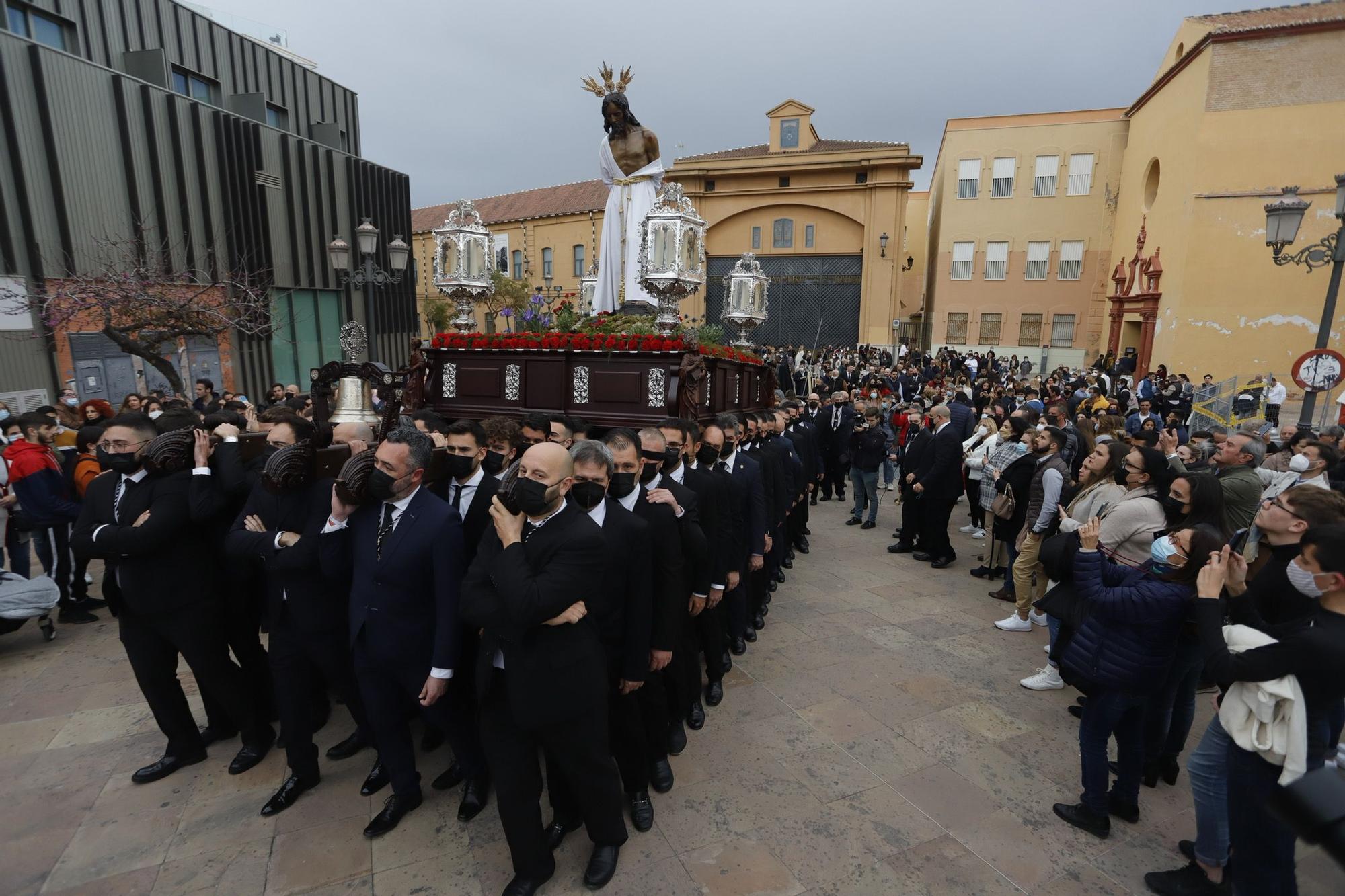 Desde Santo Domingo, la III Estación del Vía Crucis, el Cristo de la Humillación