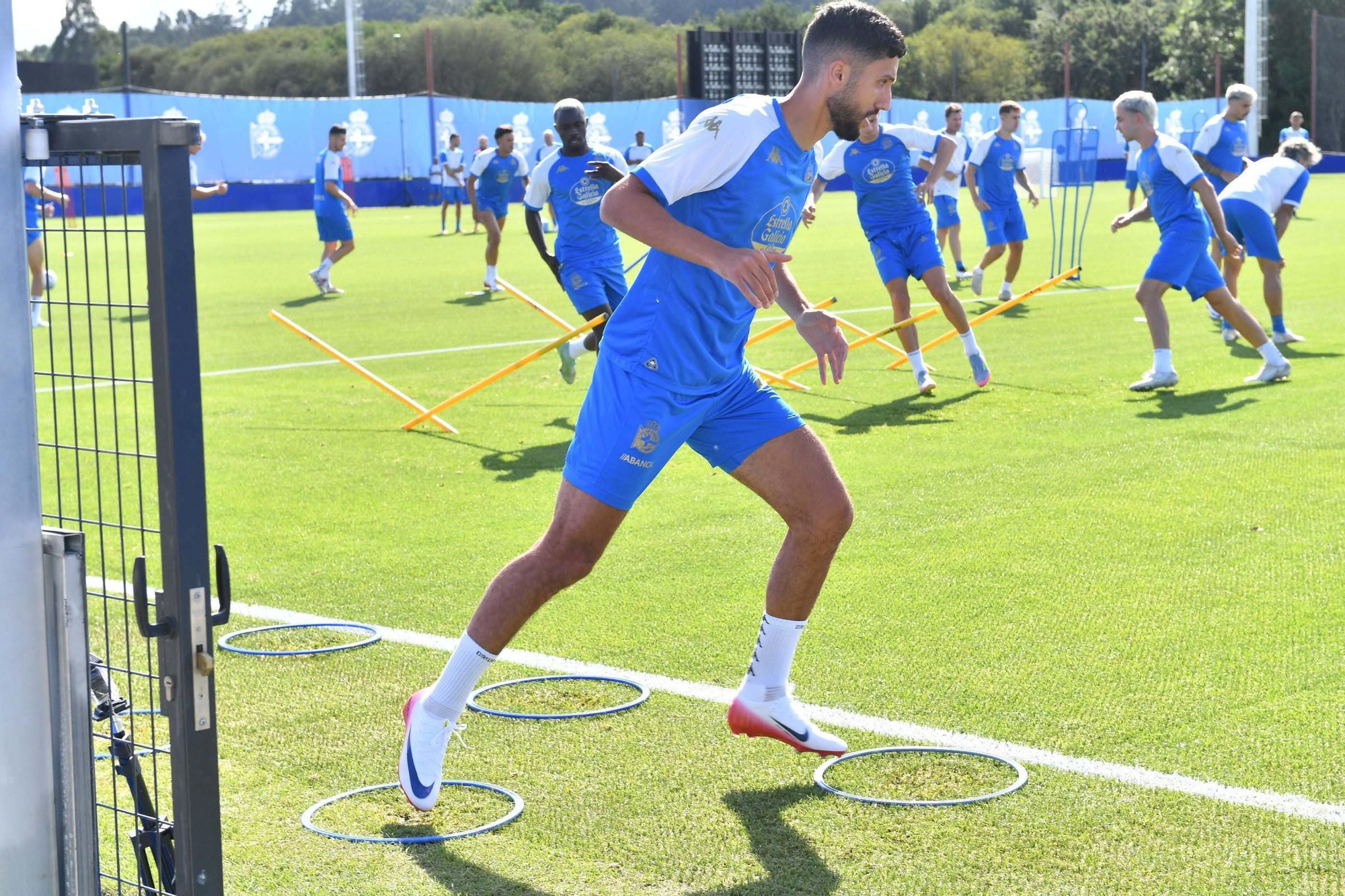 Primer entrenamiento bajo las órdenes de Antonio Hidalgo