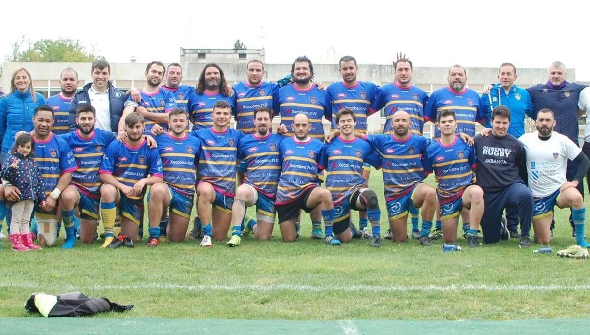 El equipo Ourense de rugby.