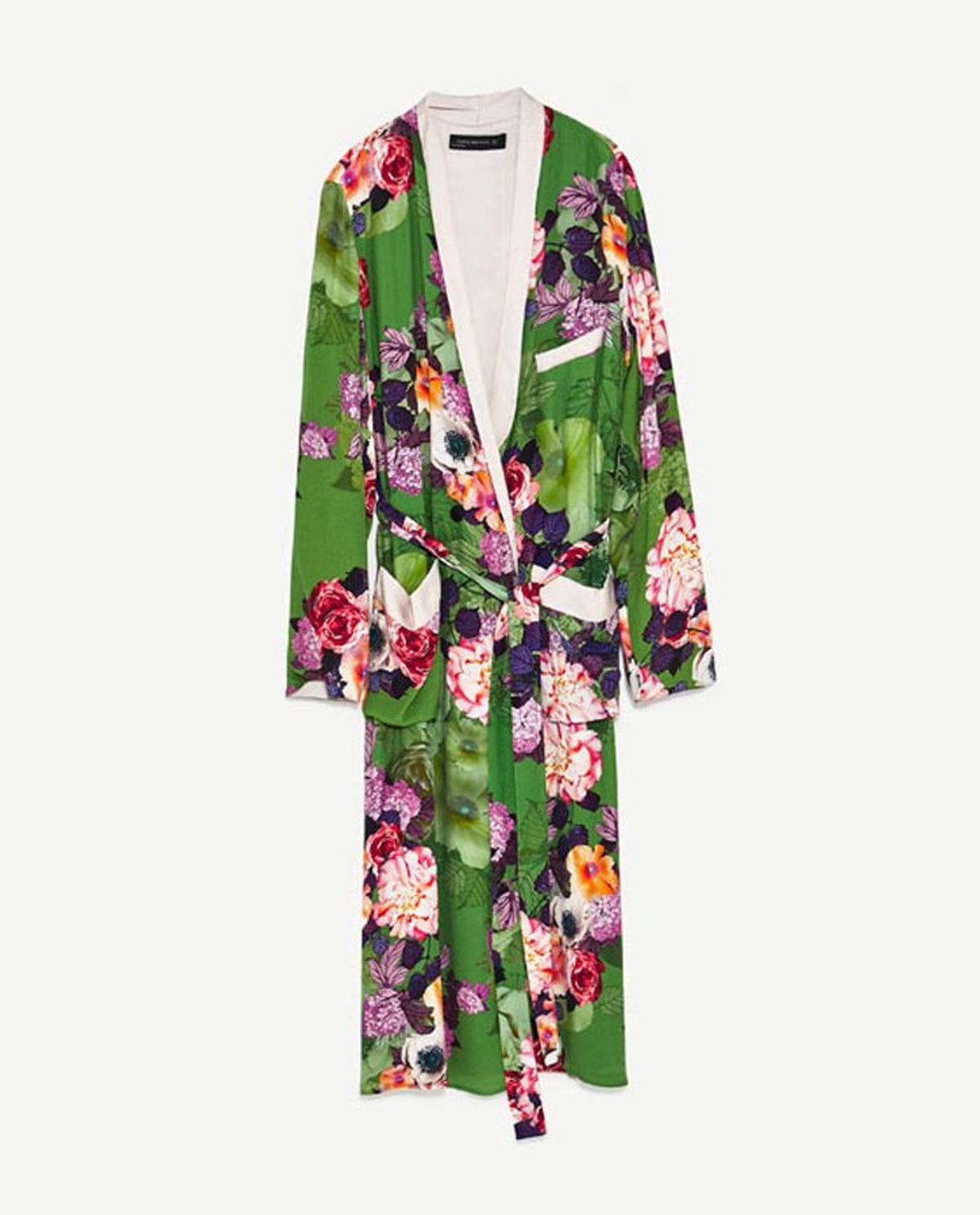 Kimonos largos: de Zara 59,95 euros