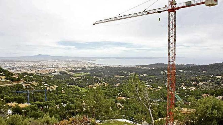 Construcciones en la zona de Son Vida.